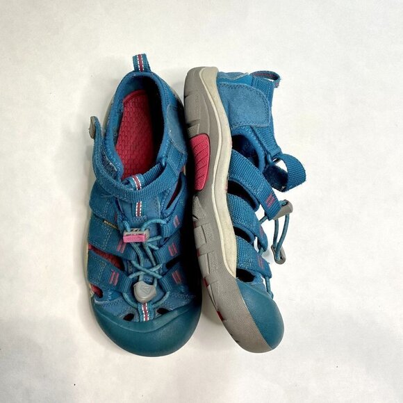Keen Big Kids Newport H2 Sandal Teal 3 - Picture 1 of 10
